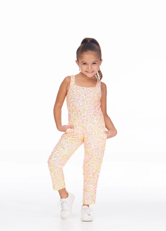 Ashley Lauren Kids 8025 Size 12, 14 ROYAL Girls Beaded Jumpsuit Sequin Straight Pants