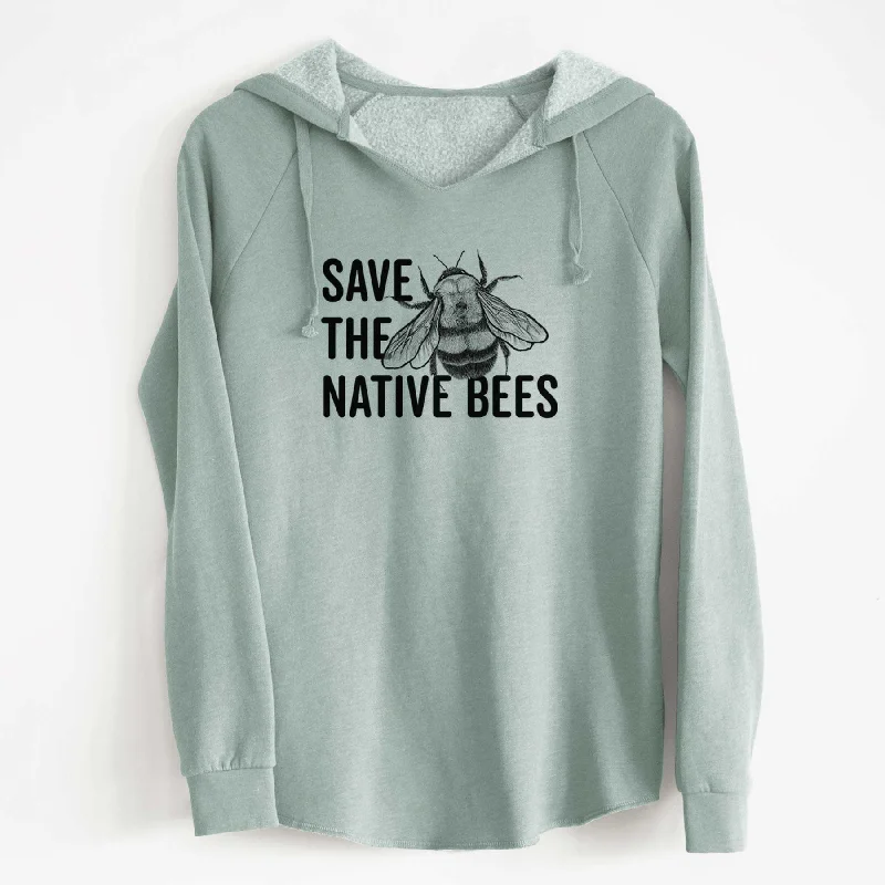 Save the Native Bees - Cali Wave Hooded Sweatshirt Loose Fit Hoodie Sweatshirt