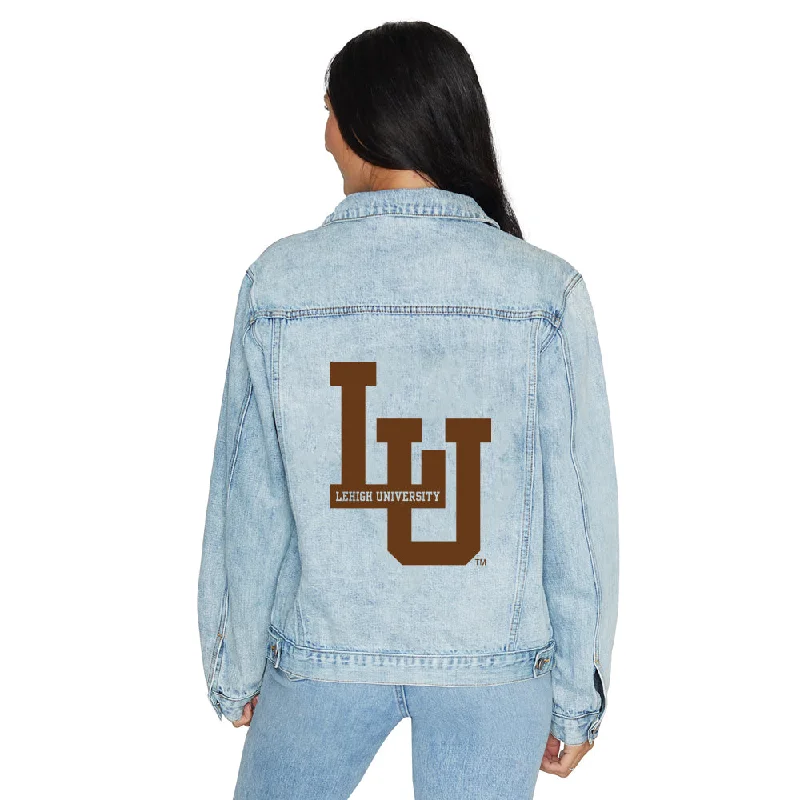 Lehigh LU Denim Jacket Women's suede jackets