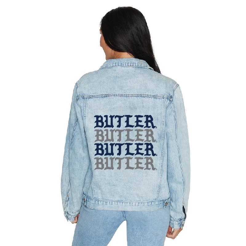 Butler Gothic Denim Jacket Women's versatile jackets