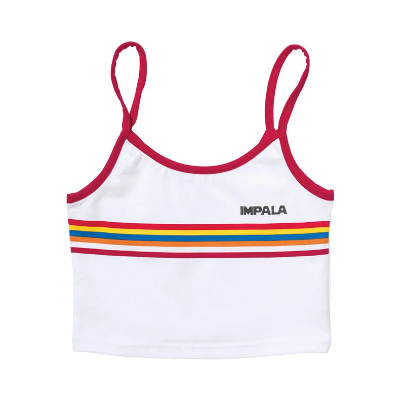 Impala Skate - Cropped Stripe Singlet