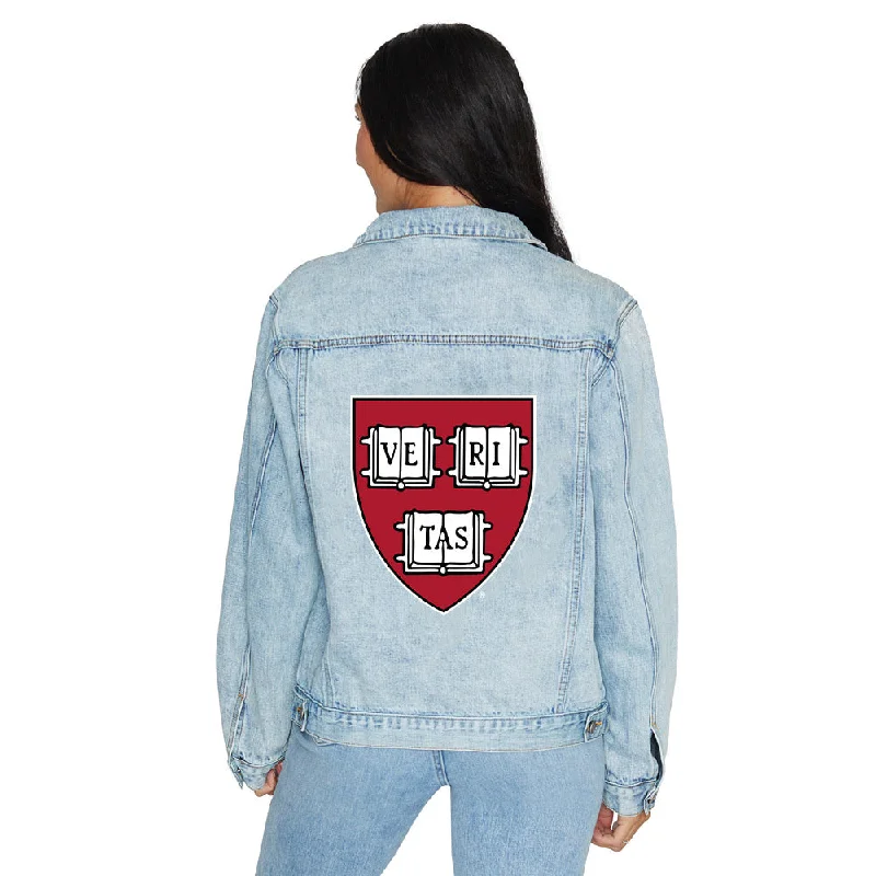 Harvard Denim Jacket Women's Gucci jackets