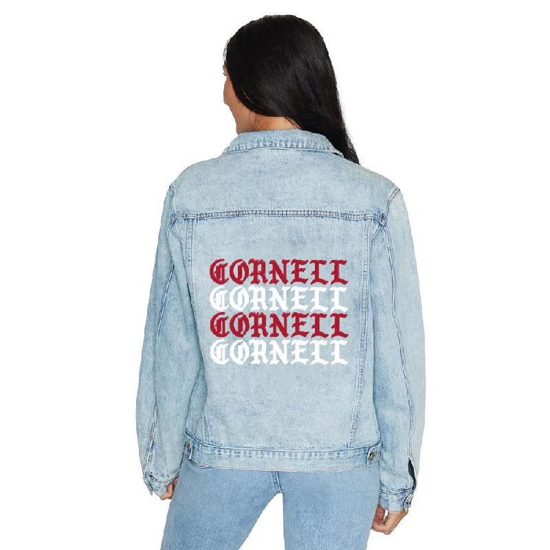 Cornell Gothic Denim Jacket Women's party jackets