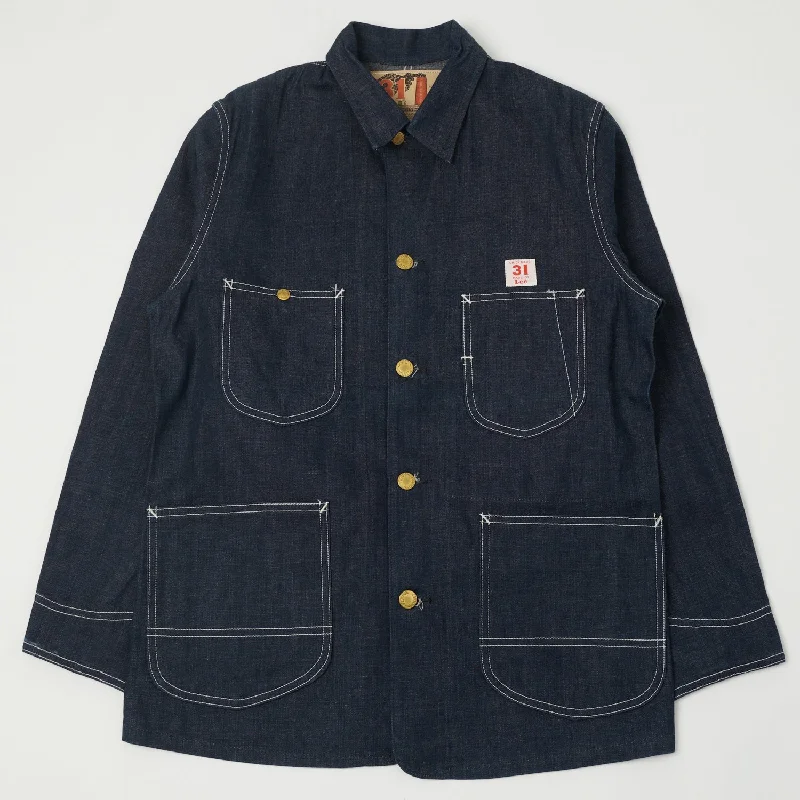 Lee Archives 30s 'Loco' Denim Coverall Jacket - Raw Best women's jackets for layering