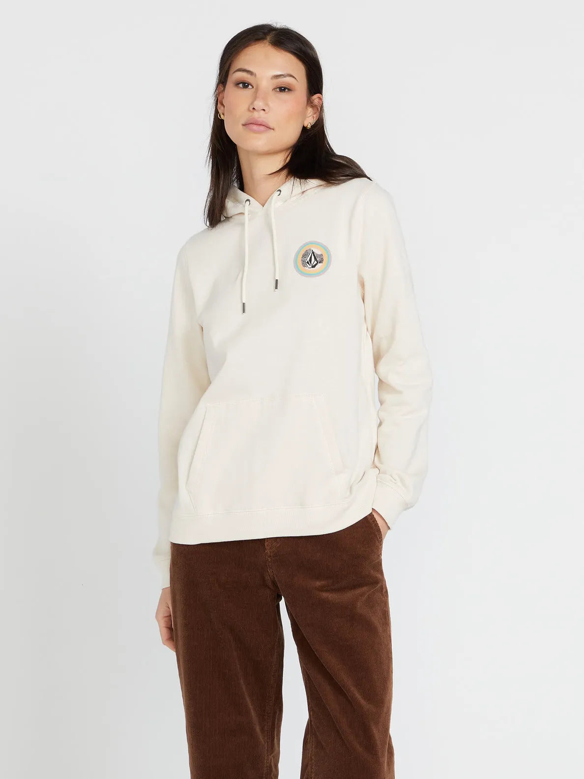 Volcom Womens Sweatshirt Truly A Deal Classic Hoodie Sweatshirt