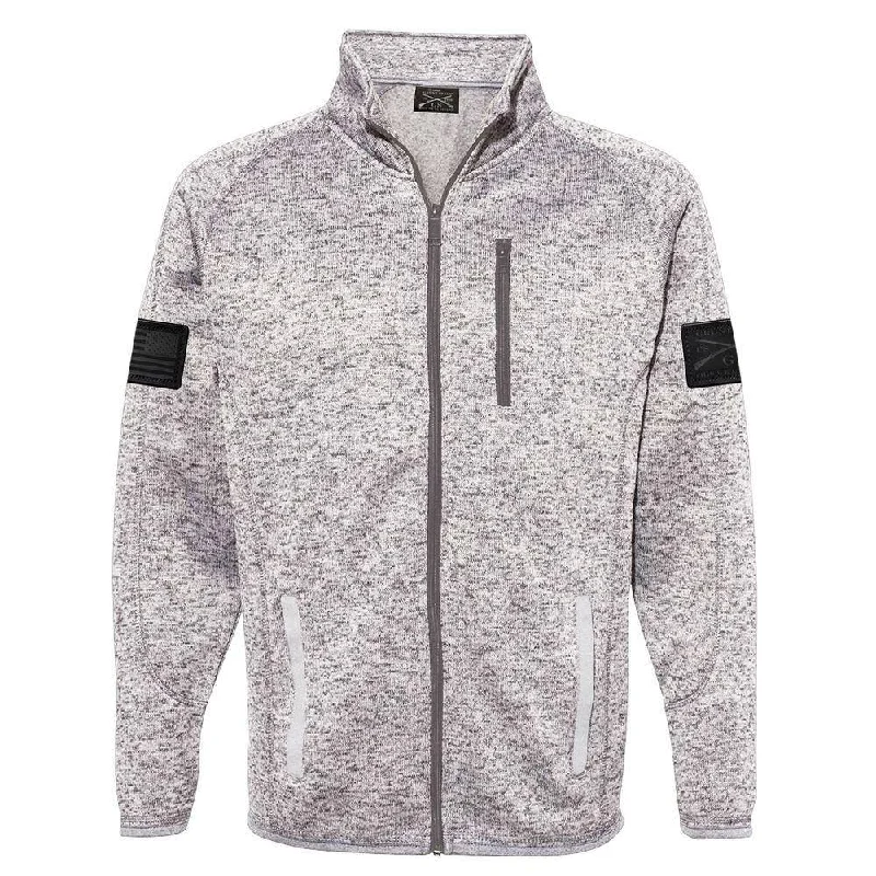 Sweater Jacket - Heather Grey Women's softshell jackets