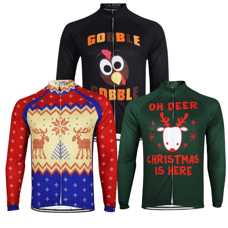 Christmas Jerseys x3 Long Sleeve Bundle Warm Hoodie Sweatshirt