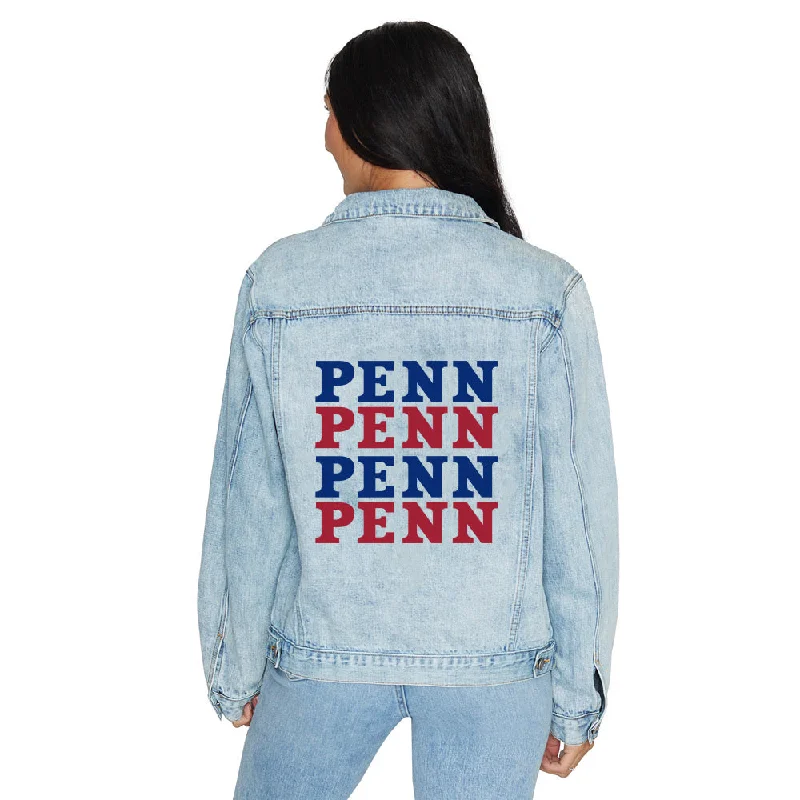 Penn Repeat Denim Jacket Women's Canada Goose jackets