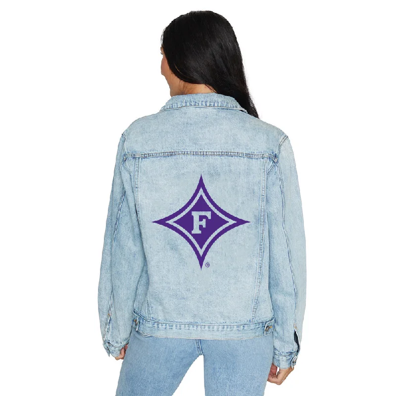 Furman University Denim Jacket Women's budget jackets