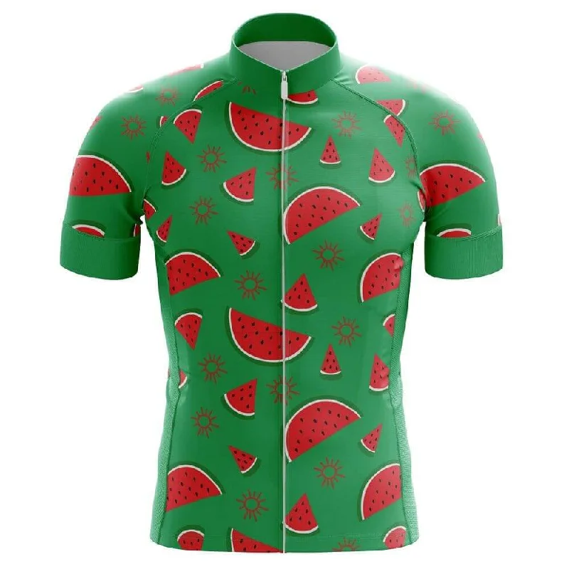 Watermelon & Sun Cycling Jersey Long Sleeve Hoodie