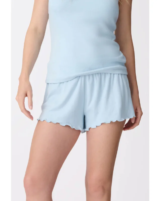 Sleep Short Pointelle Hearts Blue Haze Pajama sets under $50