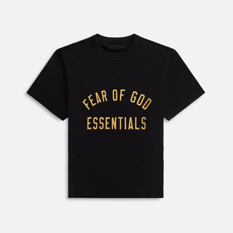 Essentials Tri-Blend Crewneck Tee - Black Wrinkle-resistant sweaters