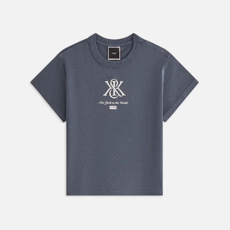 Kith Women Mulberry Crest Vintage Tee - Nocturnal Casual sweaters