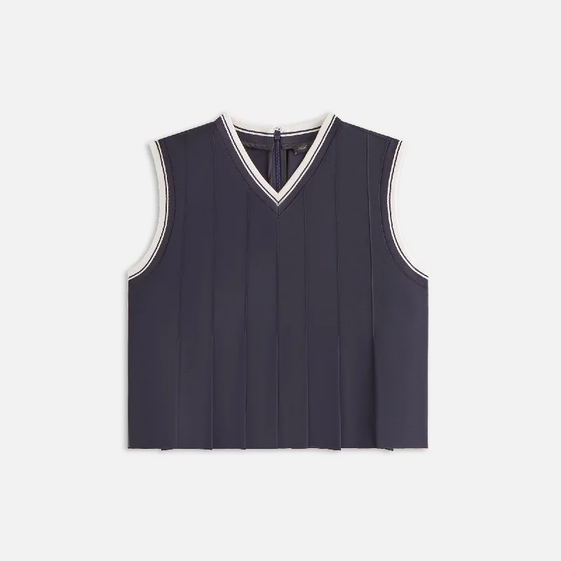 Kith Women Tenley Pleated Tank - Nocturnal Best value sweaters