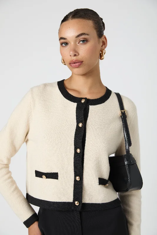 Vhari Contrast Cardigan Fleece sweaters