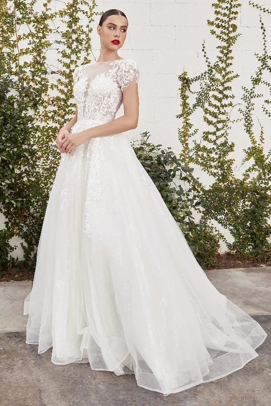 **Captivating Cinderella Divine Gown: A Symphony of Elegance for Unforgettable Occasions** White Lace Gown