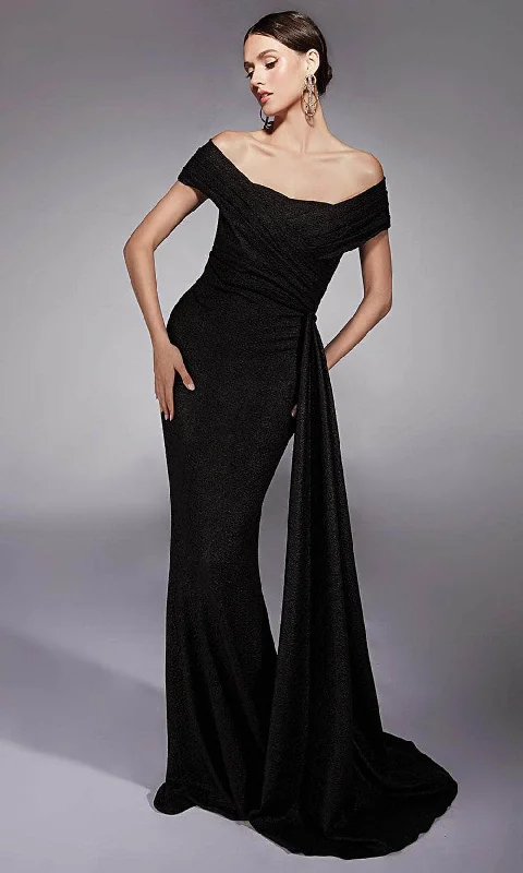 Alyce Paris 27767 - Back Cut-Out Off-Shoulder Prom Gown Gothic party dresses