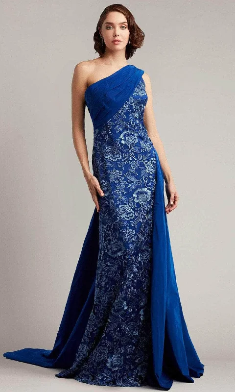 Tadashi Shoji BRX19908LX - Witkin One-Shoulder Draped Tafetta Gown Must-have party dresses for this season