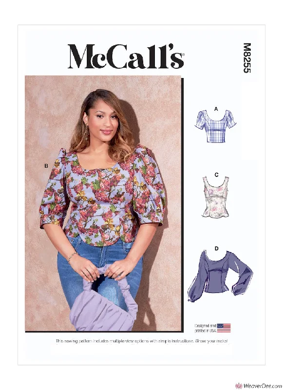 McCall's Pattern M8255 Misses' & Women's Tops Zara floral dresses