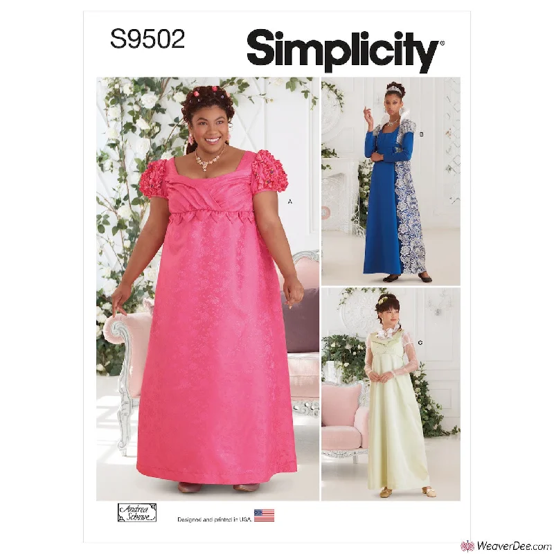 Simplicity Pattern S9502 Misses' & Women's Costumes ASOS floral dresses