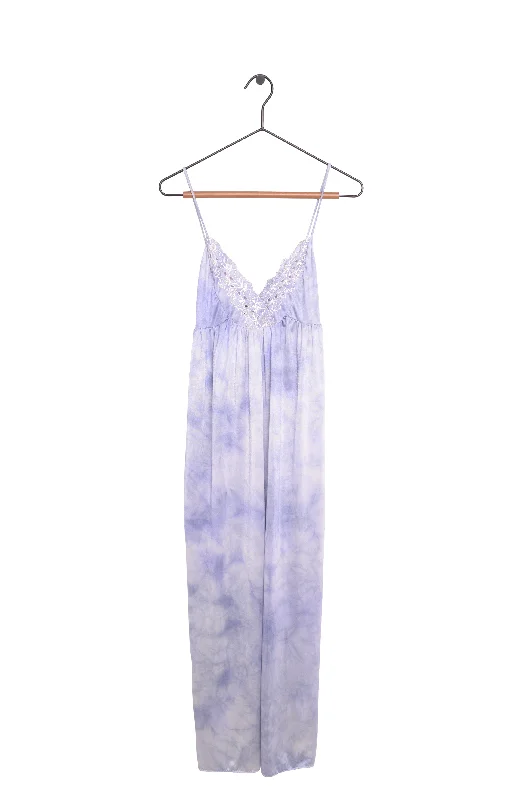 Hand-Dyed Maxi Slip Dress Soft Flow Maxi